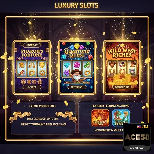 ace58 luxury slots promotions